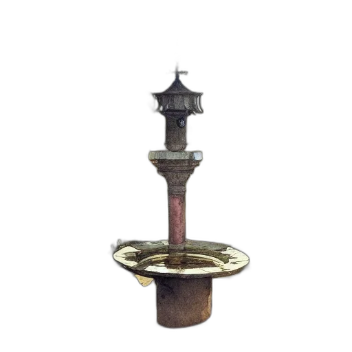 bottle, staff, sword, crown transparent PNG cut-out