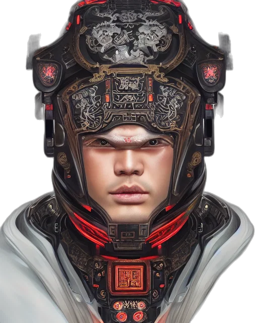 face, robot, mask, crown transparent PNG cut-out