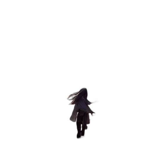 hair, creature, dress, jacket transparent PNG cut-out