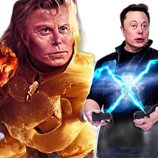 concept art, comic book art, outer space, elon transparent PNG cut-out