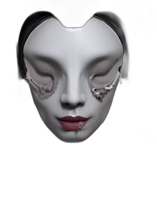 mask, face, jewelry, robot transparent PNG cut-out
