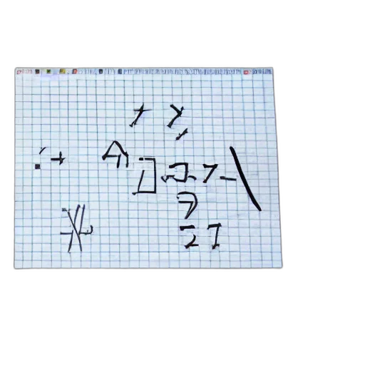 math, operations, piece, paper transparent PNG cut-out