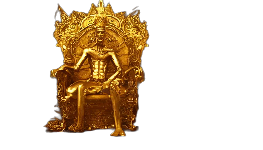 crown, jewelry, furniture, 3d render transparent PNG cut-out