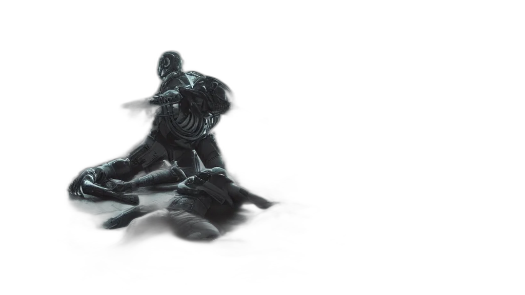 weapon, sword, robot, creature transparent PNG cut-out