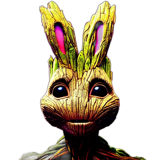 creature, animal, mask, staff transparent PNG cut-out
