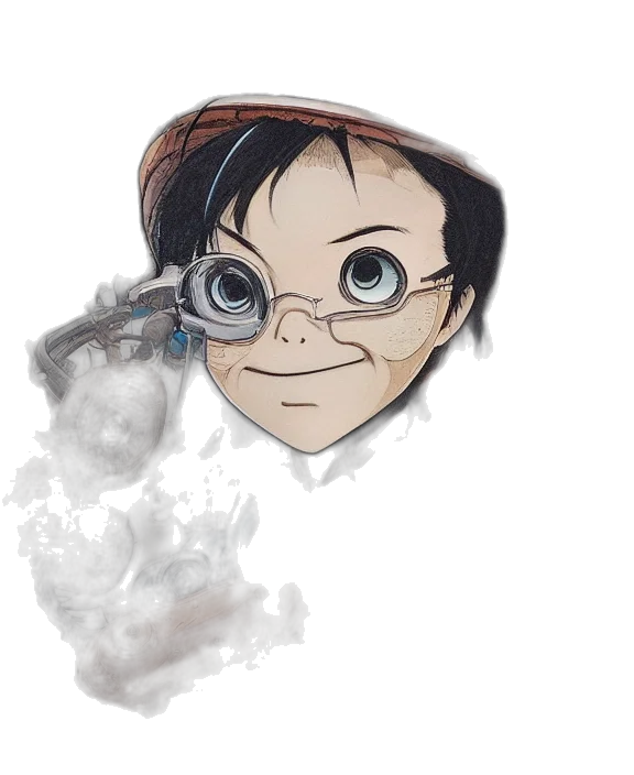 face, mask, creature, cartoon transparent PNG cut-out