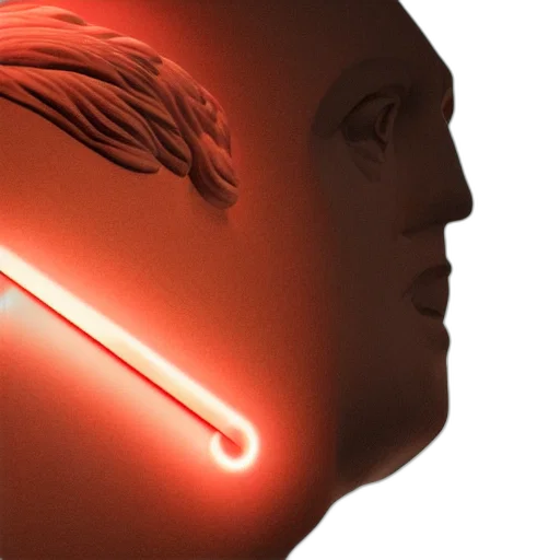 hair, face, mask, cyberpunk transparent PNG cut-out