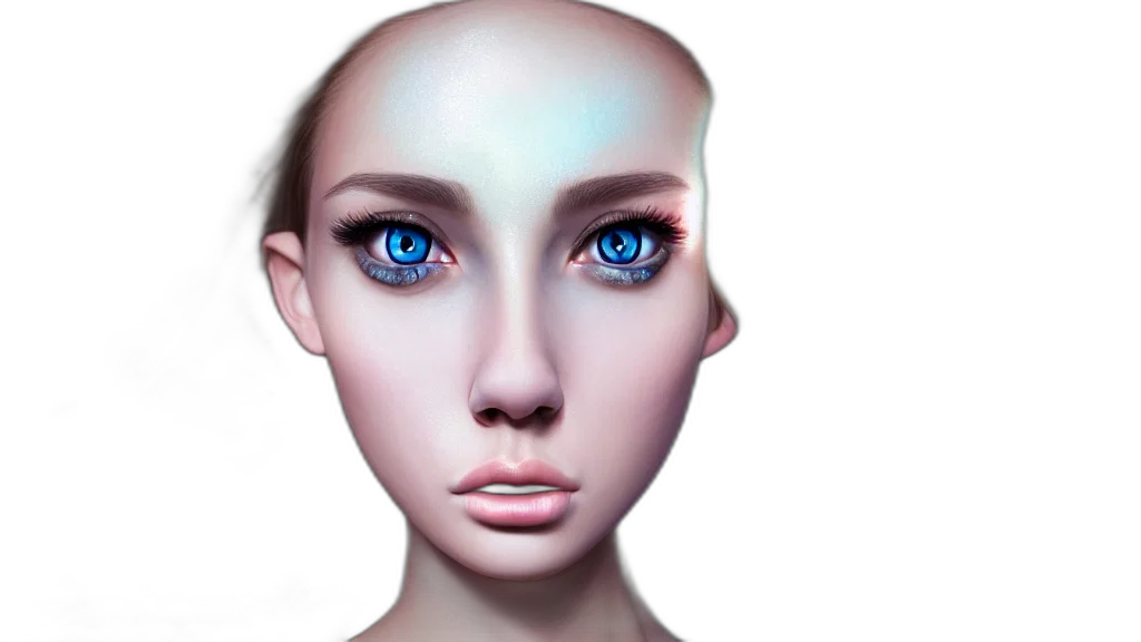 face, robot, mask, creature transparent PNG cut-out