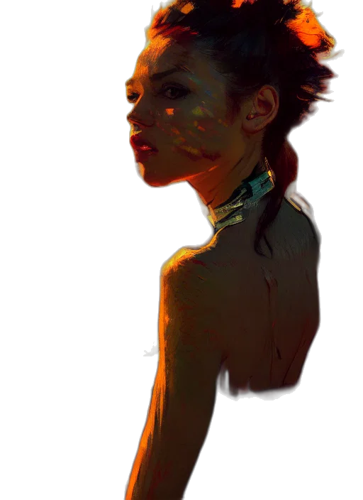 face, creature, crown, mask transparent PNG cut-out