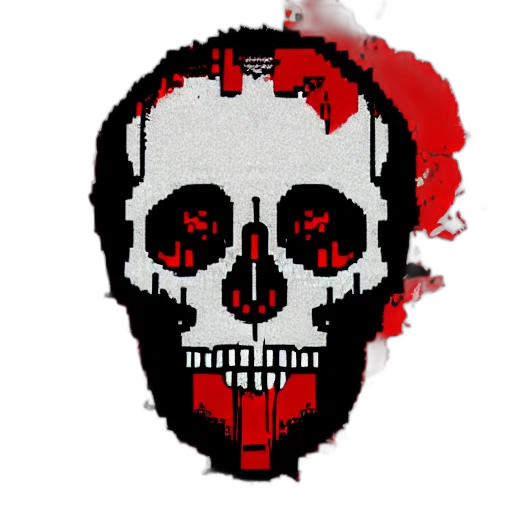 mask, face, pixel art, concept art transparent PNG cut-out