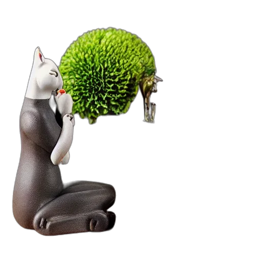 hair, staff, robot, tree transparent PNG cut-out