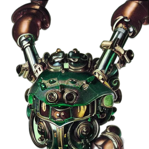 robot, weapon, jewelry, mask transparent PNG cut-out