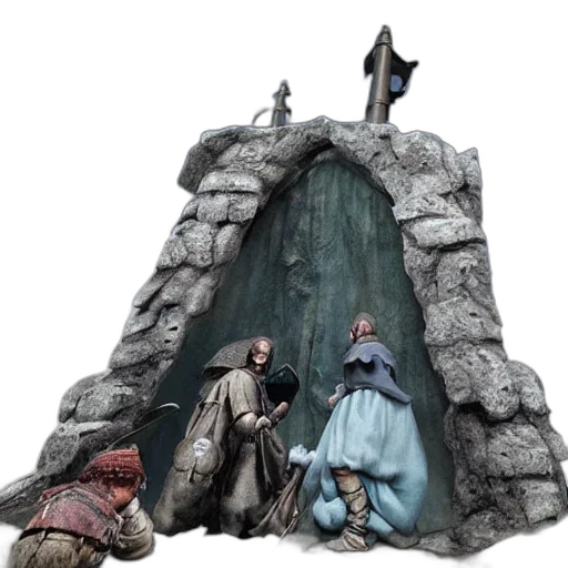 3d render, concept art, fantasy art, snow transparent PNG cut-out