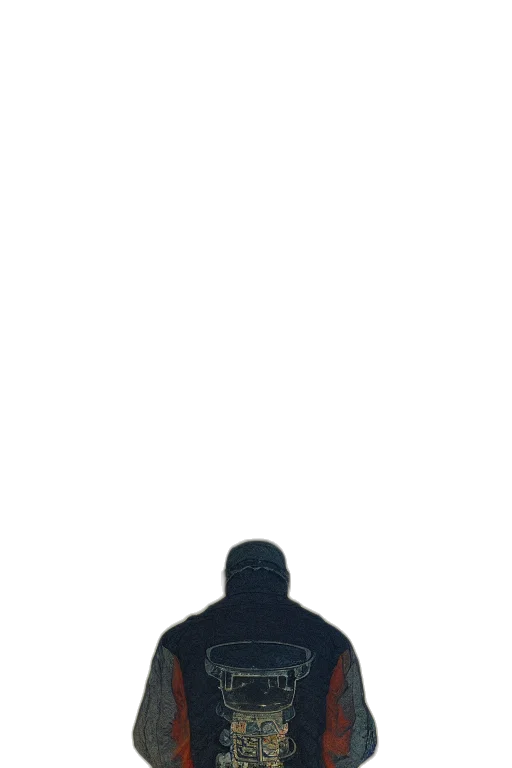 jacket, hat, face, mask transparent PNG cut-out