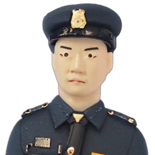 staff, face, photorealistic, 3d render transparent PNG cut-out