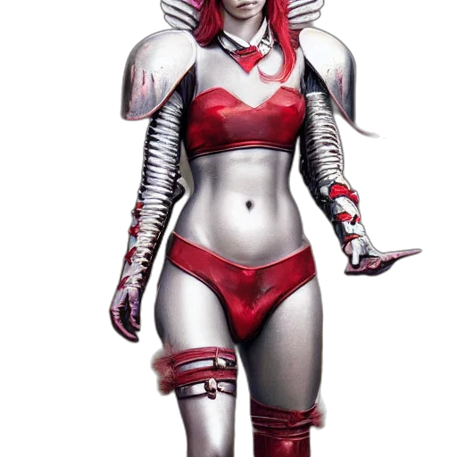 robot, concept art, comic book art, fantasy art transparent PNG cut-out