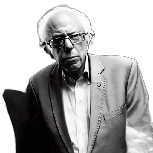bernie, sanders, action, movie transparent PNG cut-out
