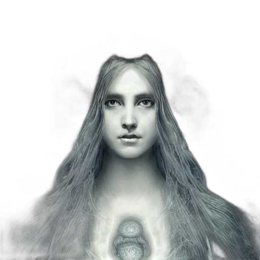 face, robot, mask, hair transparent PNG cut-out