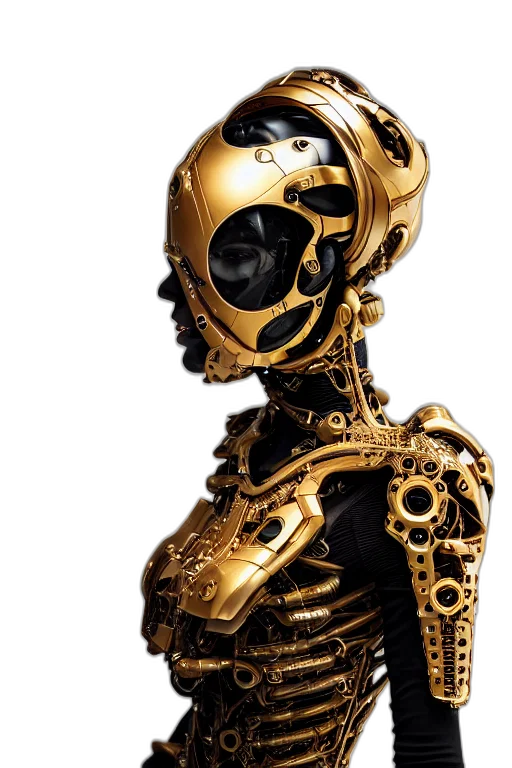 robot, mask, jewelry, face transparent PNG cut-out