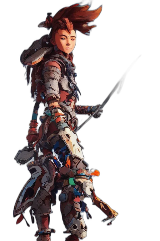 weapon, sword, robot, staff transparent PNG cut-out