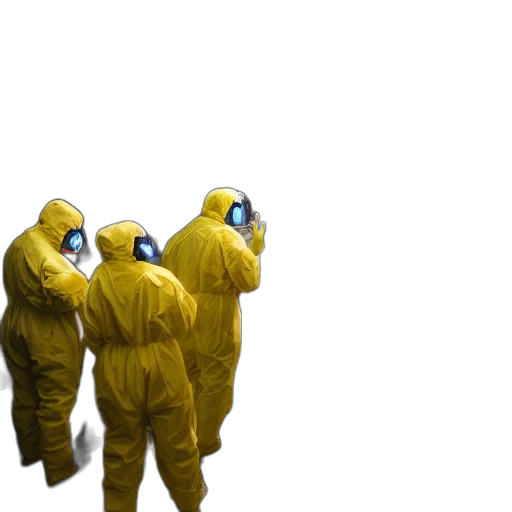 jacket, mask, creature, concept art transparent PNG cut-out
