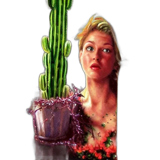 flower, face, dress, bottle transparent PNG cut-out
