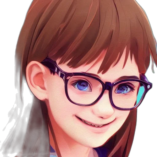 face, cartoon, anime, photorealistic transparent PNG cut-out