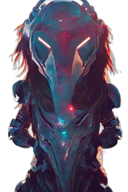 mask, creature, dragon, robot transparent PNG cut-out