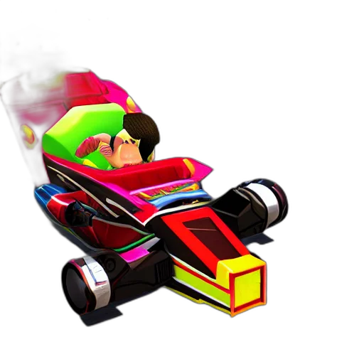 car, weapon, robot, 3d render transparent PNG cut-out