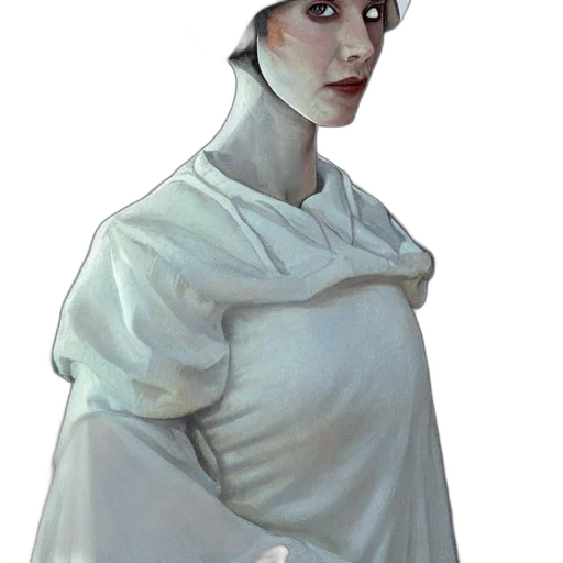 hat, staff, dress, face transparent PNG cut-out