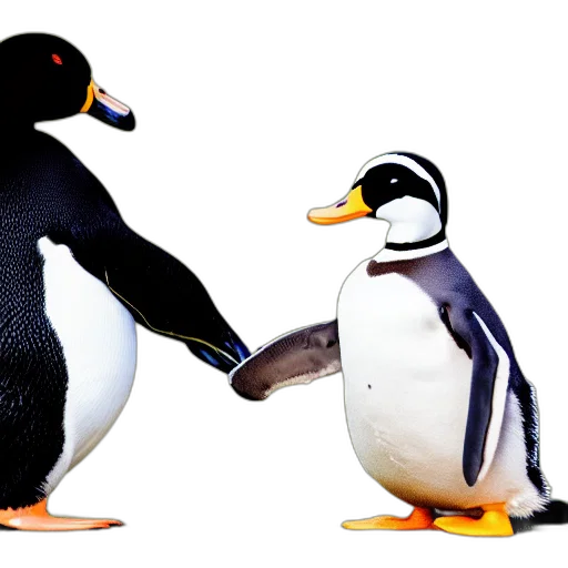 animal, 3d render, concept art, snow transparent PNG cut-out