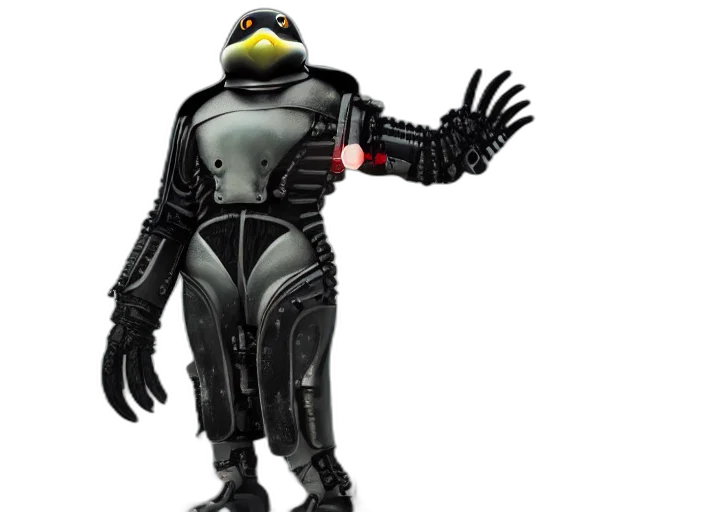 robot, animal, creature, jacket transparent PNG cut-out