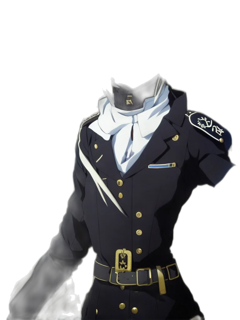 jacket, staff, weapon, dress transparent PNG cut-out