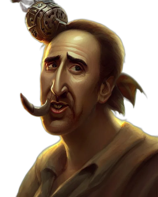 face, staff, hat, animal transparent PNG cut-out