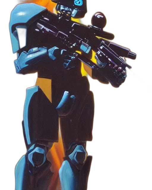 robot, weapon, staff, concept art transparent PNG cut-out