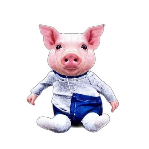 animal, 3d render, photorealistic, cute transparent PNG cut-out