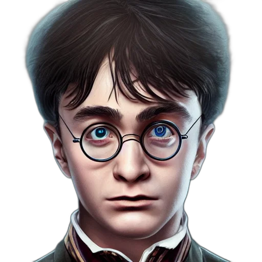 face, staff, photorealistic, comic book art transparent PNG cut-out
