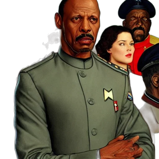 comic book art, concept art, outer space, commander transparent PNG cut-out