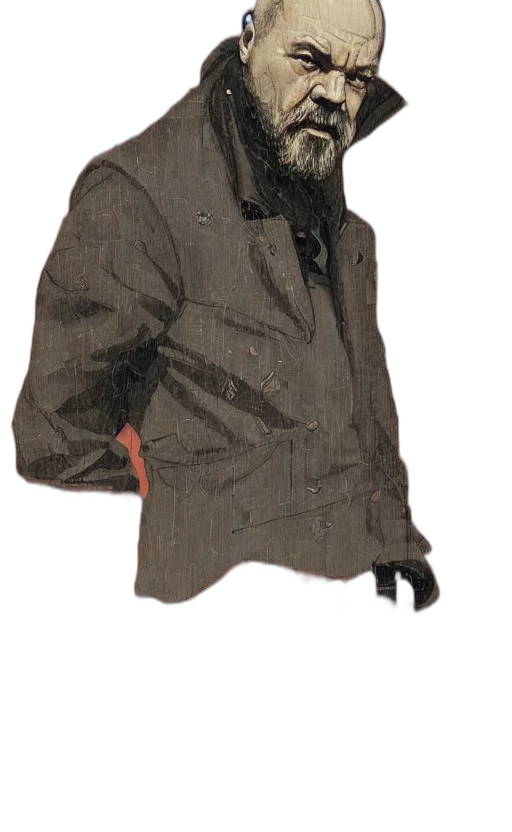 jacket, staff, face, mask transparent PNG cut-out