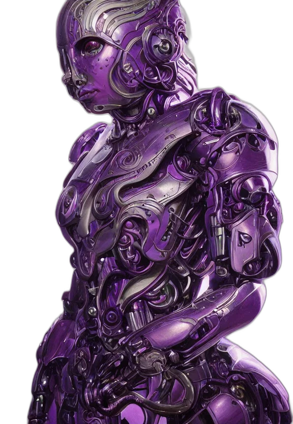 robot, jewelry, dress, cyberpunk transparent PNG cut-out