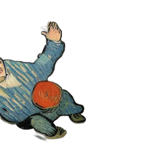 jacket, obese, man, falls transparent PNG cut-out