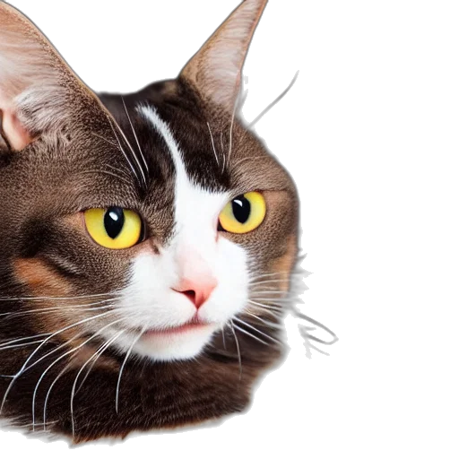 animal, face, creature, photorealistic transparent PNG cut-out