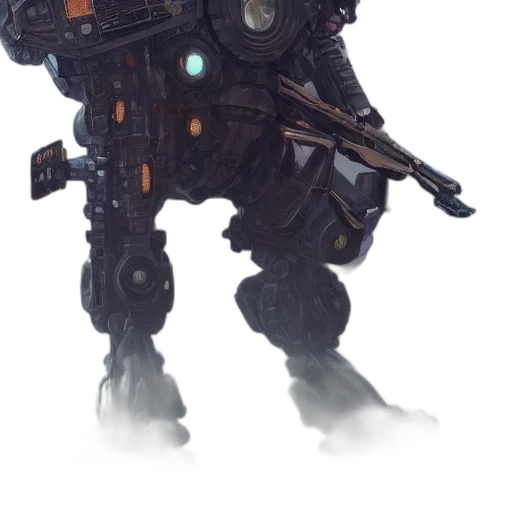 robot, weapon, creature, staff transparent PNG cut-out