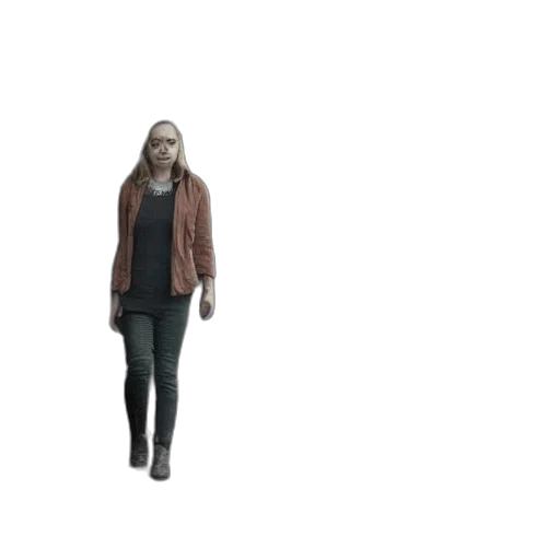 jacket, creature, staff, dress transparent PNG cut-out