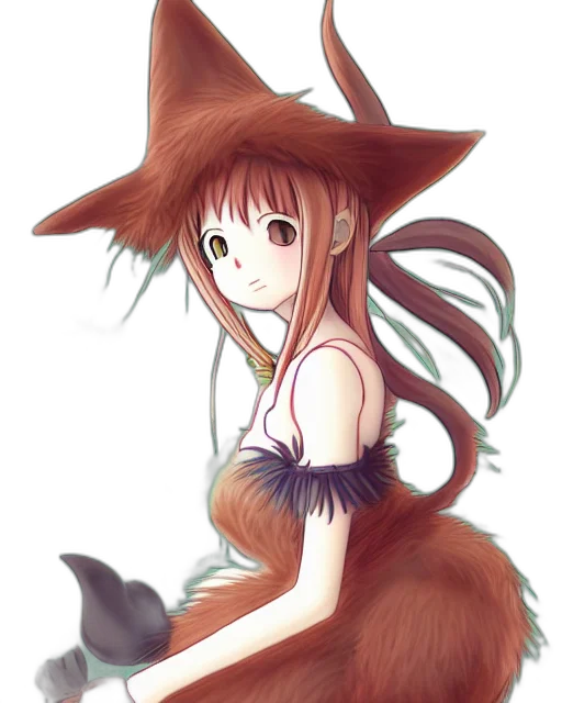 hat, creature, staff, dress transparent PNG cut-out