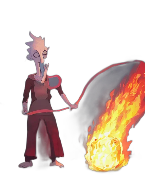 staff, mask, dragon, creature transparent PNG cut-out