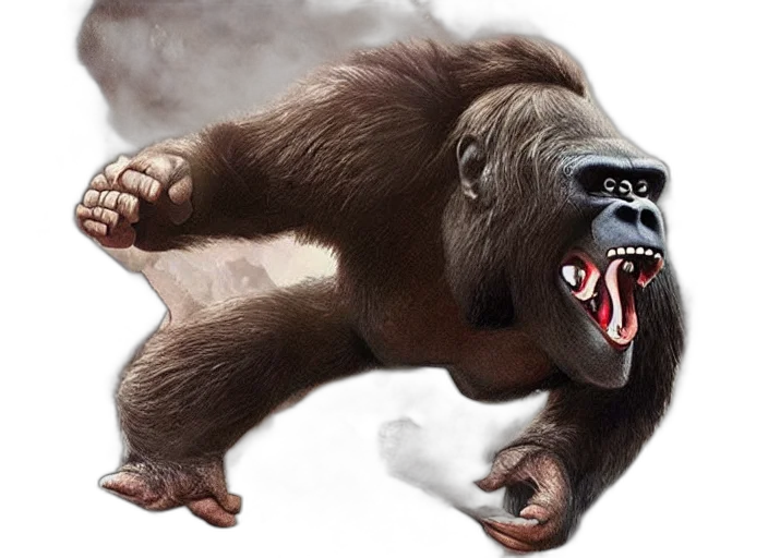 creature, animal, concept art, photorealistic transparent PNG cut-out