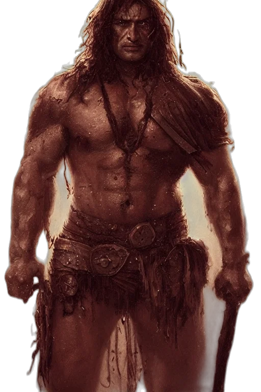 animal, creature, sword, staff transparent PNG cut-out