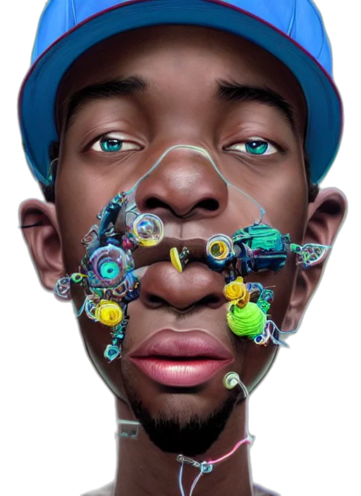 face, jewelry, mask, robot transparent PNG cut-out