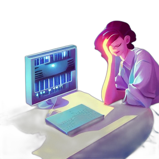 vaporwave, concept art, pixel art, cyberpunk transparent PNG cut-out